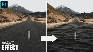 Wave effect in photoshop | Photoshop tutorial | Tutorials For Beginners