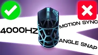 BEST MOUSE SETTINGS FOR COMPETITIVE GAMING (Angle Snap, Motion Sync, Polling Rate, Ripple Control)