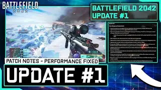 Battlefield 2042 Update #1 - Patch Notes - Performance Fixed BATTLEFIELD