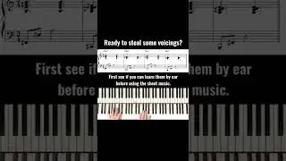 Neo Jazz Progression with Full Voicings, Rhythm, Sheet Music