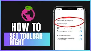 How to adjust toolbar height in Berry Browser