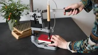 Бюджетный пресс для горячего тиснения кожи / Low-cost hot press for leathercrafting