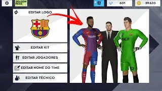 Kit do Barcelona Atualizado para Dream League Soccer 2021