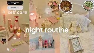 ✨ self care NIGHT ROUTINE 🌙🫧 unwind with me | skincare, shower, journaling & more