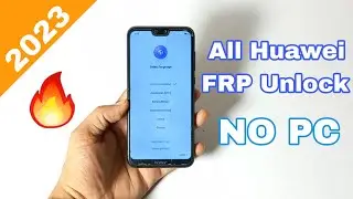 All Huawei FRP Unlock 2023 |  huawei bypass google account 2023 | huawei frp bypass without pc
