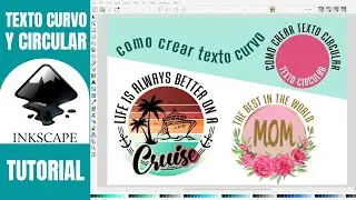 Curved and Circular Text in Inkscape | How to Use Inkscape for Sublimation and Cricut