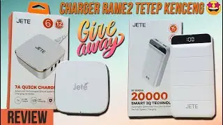 Adaptor 6 Port Qualcomm QC 2.0 & Powerbank berkapasitas BESAR - Review Jete RyzKi & Jete B2(Closed)