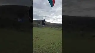Pouso do Terceiro voo solo. Moedinha.
