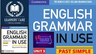 English Grammar In Use [Raymond Murphy] Interactive QUIZ on Past Simple #LIVE QUIZ [Demo]