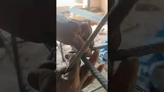 Proper Fixing of BINDING WIRE for STEEL