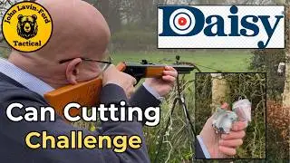 Daisy Red Ryder Can Cutting Challenge. 