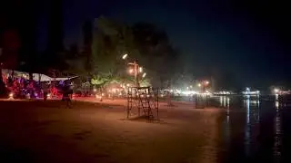 fireshow on the Bang Tao beach