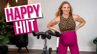 30-minute MOOD-BOOSTING HIIT CARDIO indoor cycling workout