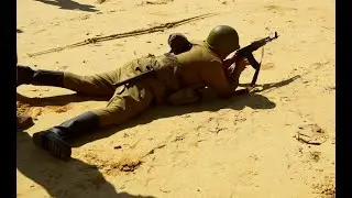 Боец Советской Армии на АК Fest