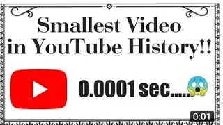 What's the smallest video on youtube... #englishtechvideo