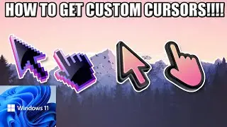 How to get CUSTOM Cursors! *2022* | Windows 10 and Windows 11 Easily