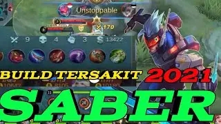 SABER BEST BUILD 2021 || SABER GAMEPLAY || SABER MOBILE LEGENDS || MLBB 2021