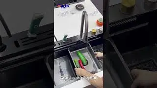 Modern Kitchen Waterfall Sink with Multifunctional Faucet🏆