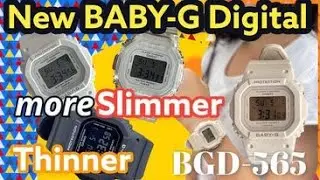 Baby-G BGD-565 new RELEASE 2022 first time new smaller and thinner digital watch