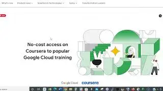 Google Cloud + Coursera FREE Certificate Promotion Still Going Through Dec. 31, 2022 *CLOSED*