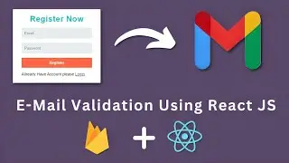 Signup Email Validation Using React JS | Send Authentication Email Validation Using React JS