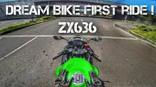 TEST RIDE KAWASAKI ZX6R WITH INSTA360 ACE PRO 2 #ZX6R #ZX636