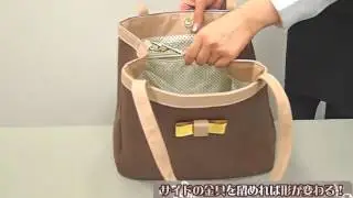 2wayシルエット♪GOLDリボントートBAG