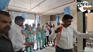 એમ્સ હોસ્પિટલના સ્ટાફ ને મળ્યા મેડલ || gujrat dastak news||VBC SAHAYOG