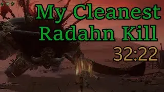 My Cleanest Radahn Kill - Speedrun (32:22) | Elden Ring #eldenring