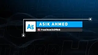 Professional Lower third for HOST NAME in Kinemaster || Pixellab || Asik Ahmed