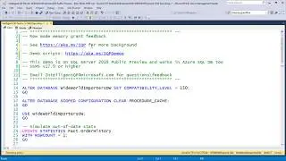 Demonstrating Row Mode Memory Grant Feedback