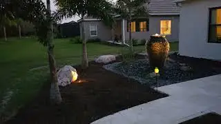 Landscaping Lighting completed