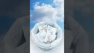 Комплект постельного белья с бортиками.