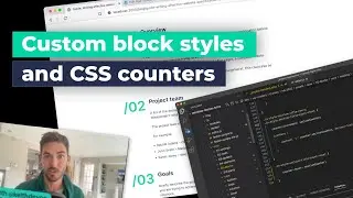 Building a custom heading with block styles and CSS counters