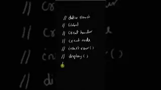 Circular Singly Linked List with Header Node for Polynomial Equation #datastructures