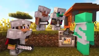 Minecraft Speedrunner vs 3 Hunters - REMATCH