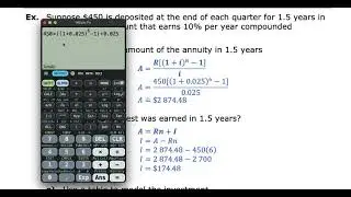 MAP4C - 7.1 - The Amount of an Annuity - VIDEO