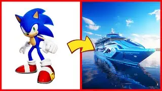 SONIC the Hedgehog ALL CHARACTERS as SHIP 2024