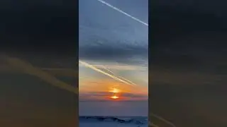 Высокохудожественный закат в Петербурге 10 февраля! 