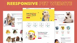 Master Web Development : A Pet Website Design Using HTML CSS and JavaScript