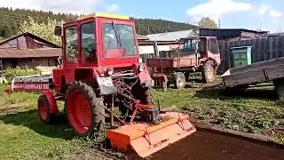 Т-25 с почвофрезой