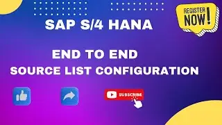 How to create Source List in SAP MM S/4 HANA