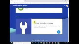 Chrome Remote Desktop