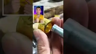 Кольцо из золота ручной работы