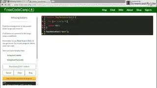 [Walkthrough] - MISSING LETTERS | FCC Intermediate Algorithms