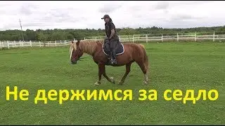 Почему нельзя держаться за седло