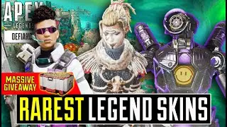 Apex Legends RAREST LEGEND SKINS (Night Terror Wraith, Omega Point Pathfinder + more)
