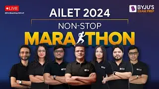 AILET 2024 Marathon 🏃 (Part 1) | English & Logical Reasoning | Non-Stop AILET 2024 Preparation