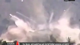 TALİBAN, AFGANİSTAN HELİKOPTERİNİ HAVAYA UÇURDU