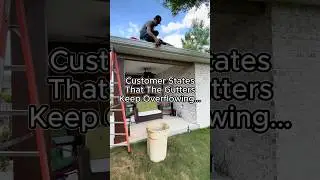 Cleaning Some Gutter Out | At The 509 #gutter #gutterguards #atthe509